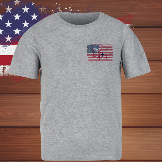 Bayou Raised/ Proud to be an American T-Shirt